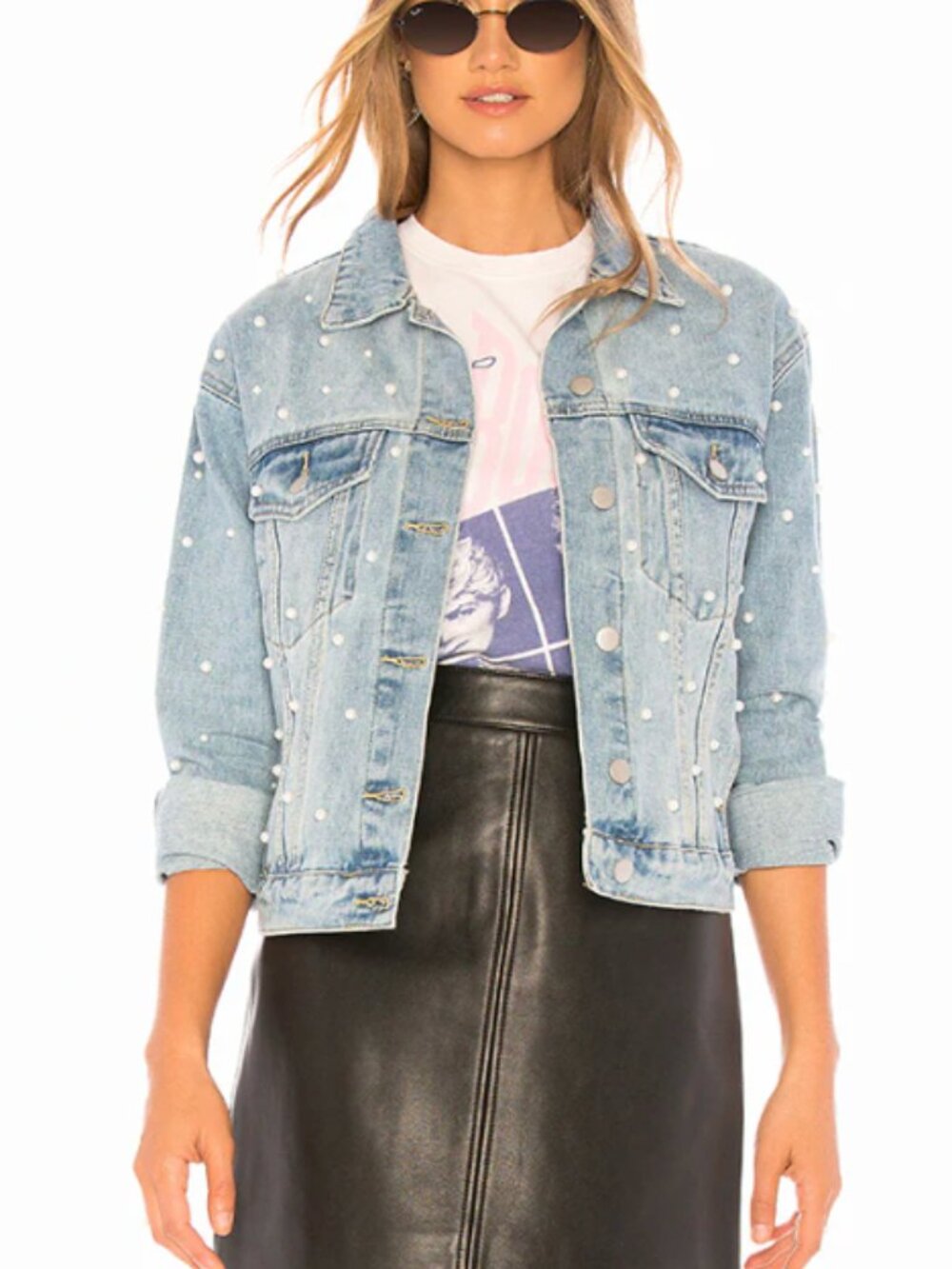 Superdown Pearl Denim Jacket